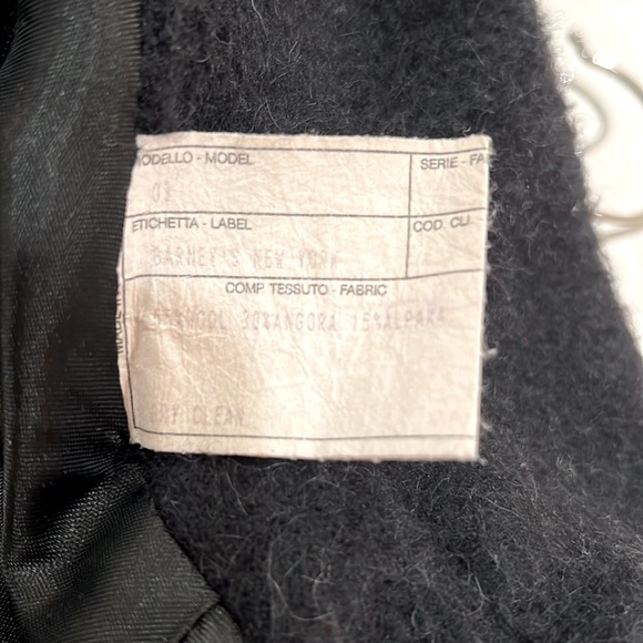 Barney’s CO-OP long wool robe coat with belt size women’s M - Picture 8 of 8